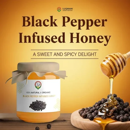 Black pepper infused honey